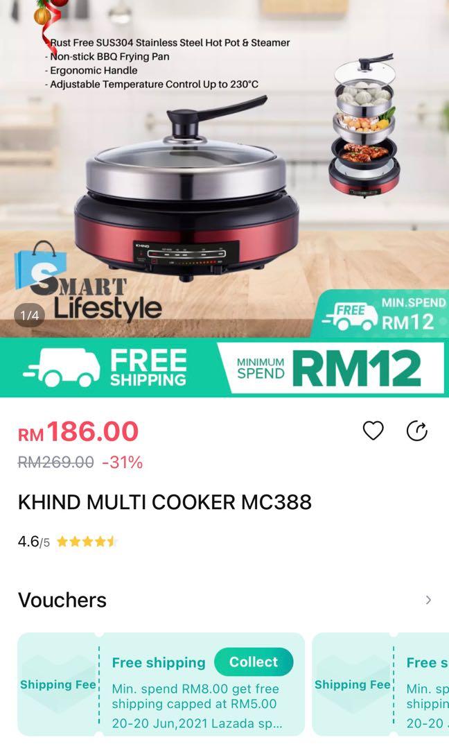 Khind mc388 hot sale multi cooker