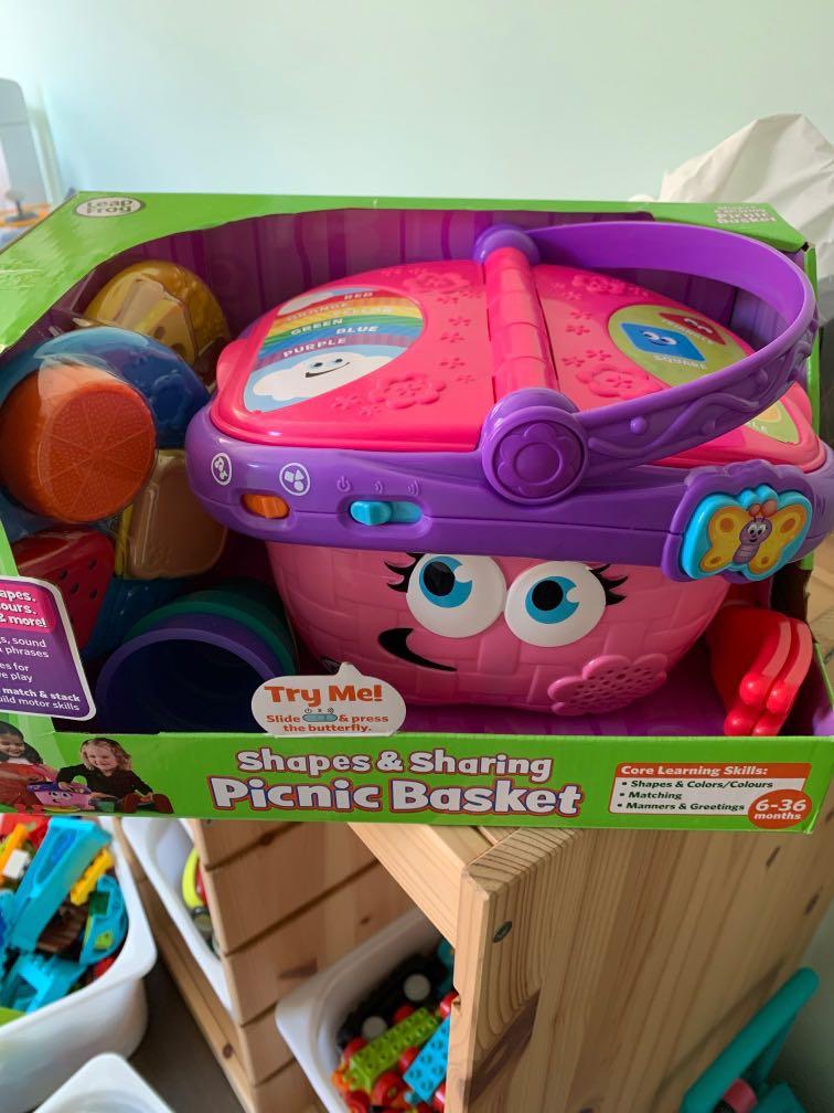 Leapfrog picnic basket BNIB, Babies & Kids, Infant Playtime on Carousell