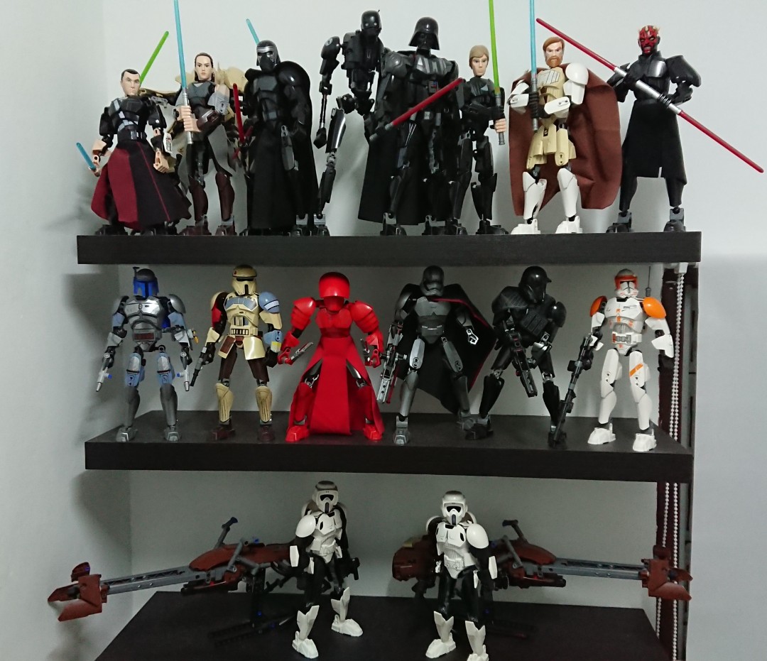 Star wars lego best sale buildable figures