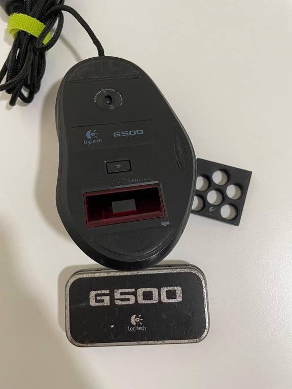 Logitech G500 weighted mouse, Computers & Tech, Parts & Accessories ...