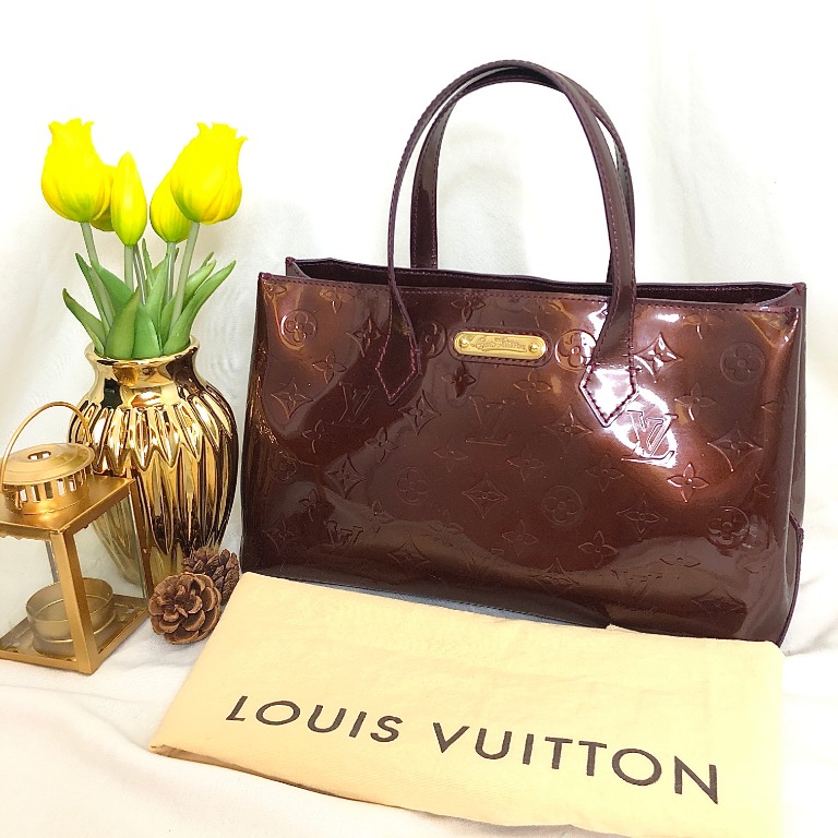 Louis Vuitton Amarante Monogram Vernis Wilshire PM Bag