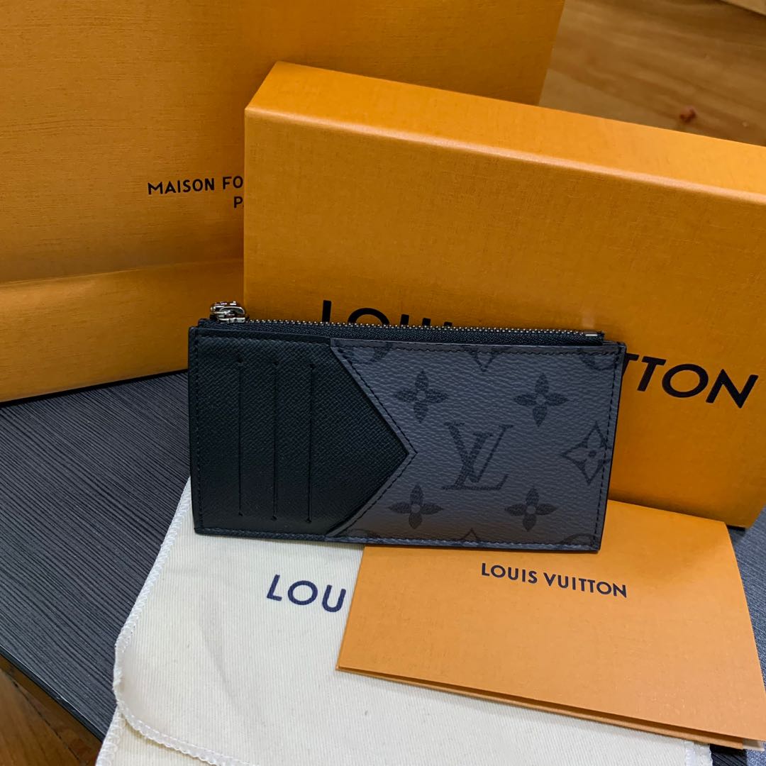 Louis Vuitton Monogram Eclipse Coin Card Holder