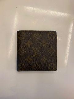 Louis Vuitton Monogram Eclipse Bifold Wallet Marco M62545 Men'