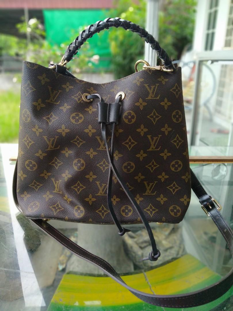 Louis Vuitton Braided Handle Neo Noe, Luxury, Bags & Wallets on Carousell