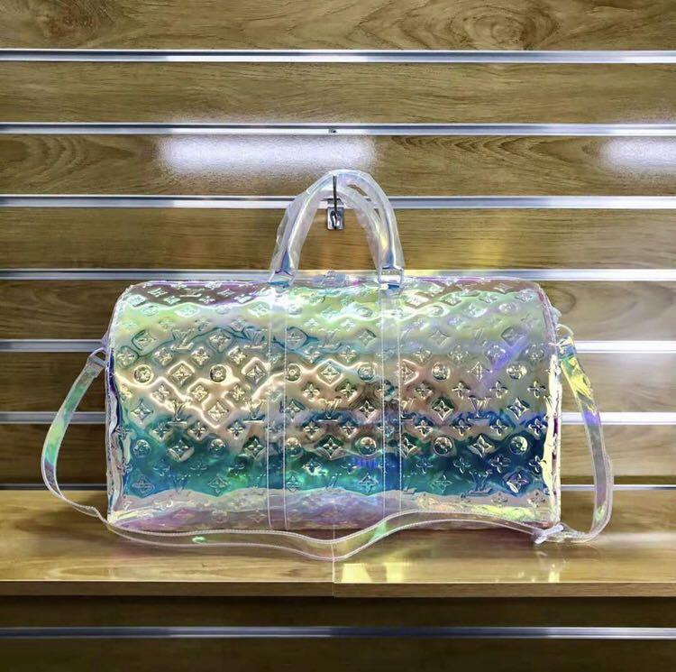 Holographic Louis Vuitton  Prism keepall 50 