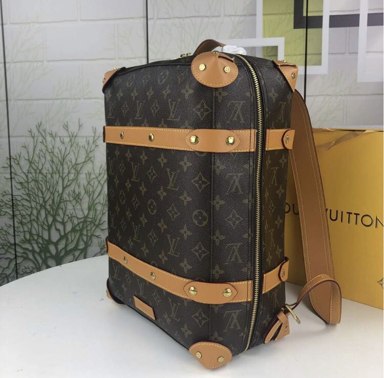 Louis Vuitton 2019 Monogram Soft Trunk Backpack MM - Brown Backpacks, Bags  - LOU696456