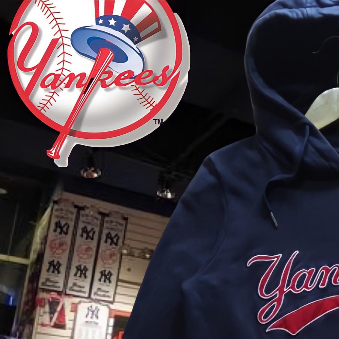 YANKEES HOODIE ORIGINAL, Fesyen Pria, Pakaian , Baju Luaran di Carousell