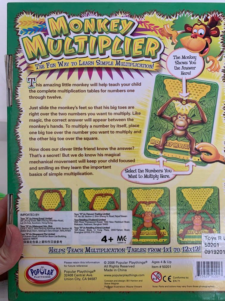 Mutliplier Monkey Mutliplier, Hobbies & Toys, Toys & Games on Carousell