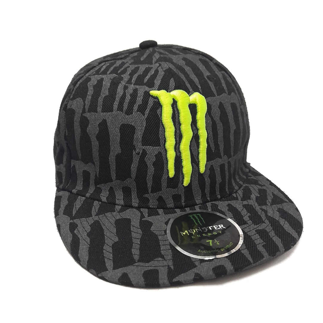 Monster Energy Fitted Caps, Fesyen Pria 