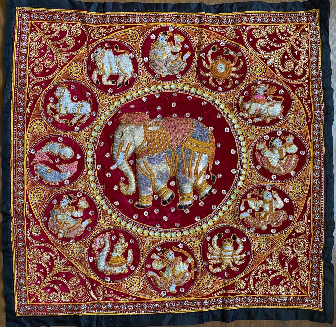 Myanmar traditional Tapestry, Hobbies & Toys, Stationery & Craft
