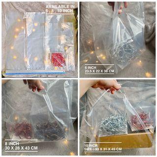 BAG INC | 8x12 INCH Size (Pack of 100 Pcs) | Transparent Plastic Poly Bag  Sealable | Used for gift packing, cards and other Packing etc. BOPP Poly