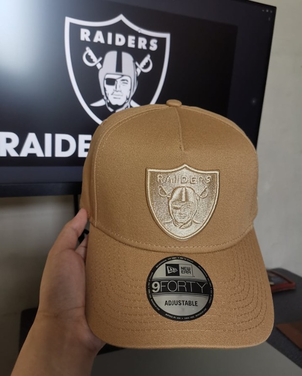 New Era 9Forty Raiders Wheat Snapback, Men's Fashion, Watches &  Accessories, Beanies on Carousell