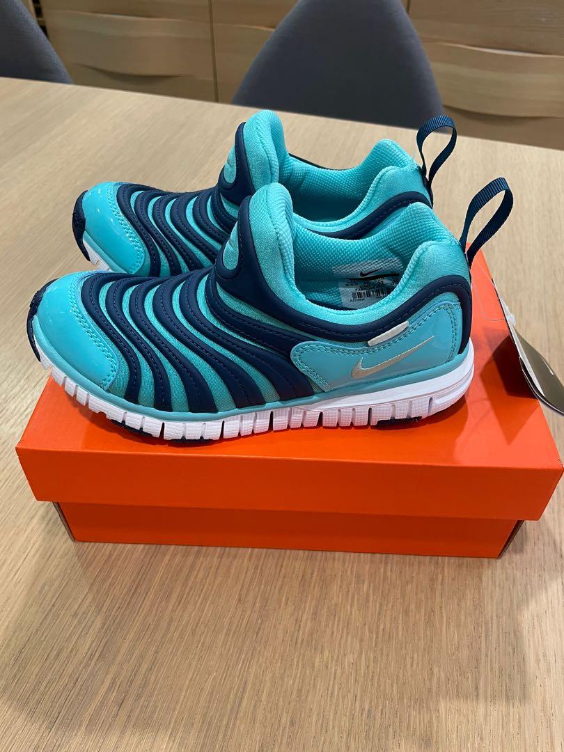 Nike Dynamo Free PS Green Blue Babies Kids Babies Kids