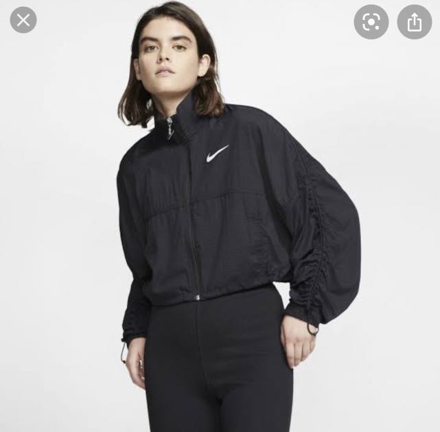 Nike swoosh shop crop jacket