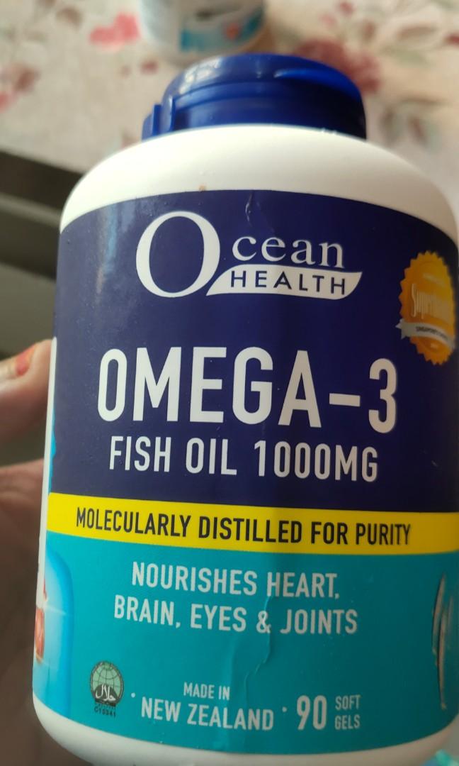 Ocean Omega 3 Fish Oil 1000mg 90 Soft Gels In One Bottle Got One Bottle Only Collections In Yishun Health Nutrition Health Supplements Vitamins Supplements On Carousell
