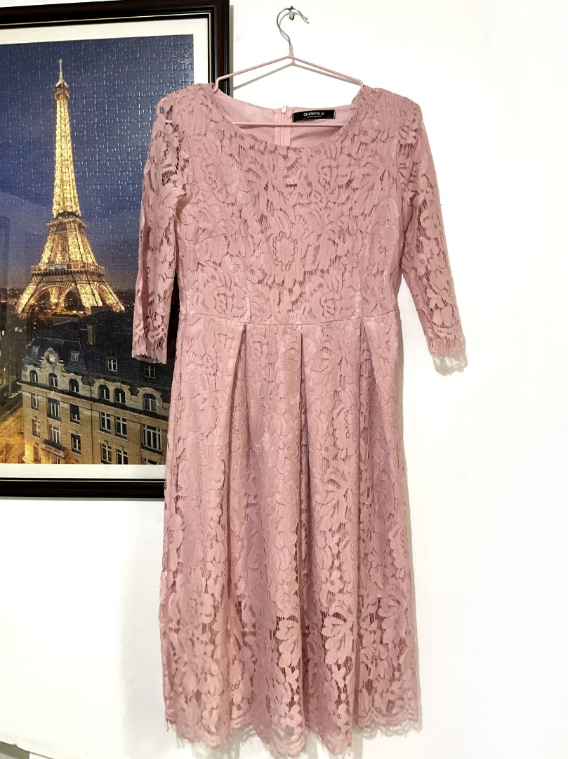 Old rose sales lace dress