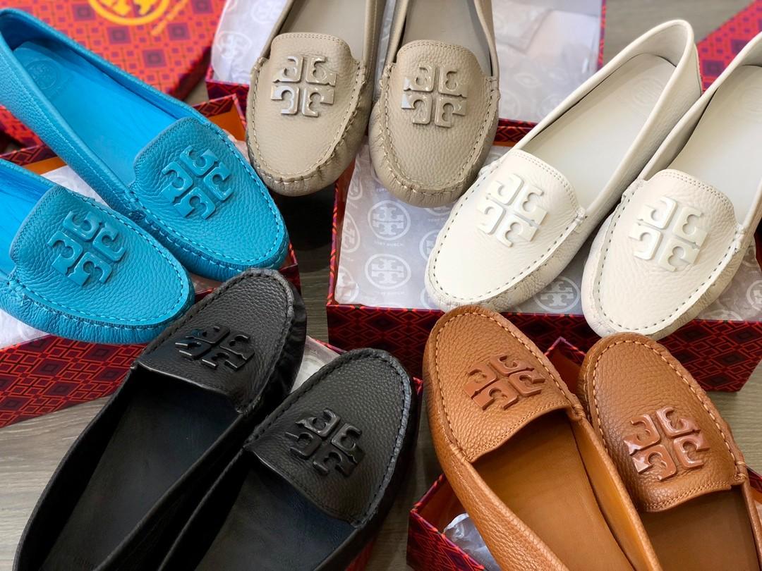 Original tory burch women leather shoes, Women's Fashion, Footwear, Loafers  on Carousell