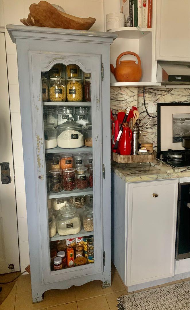 Vintage pantry shop cabinet