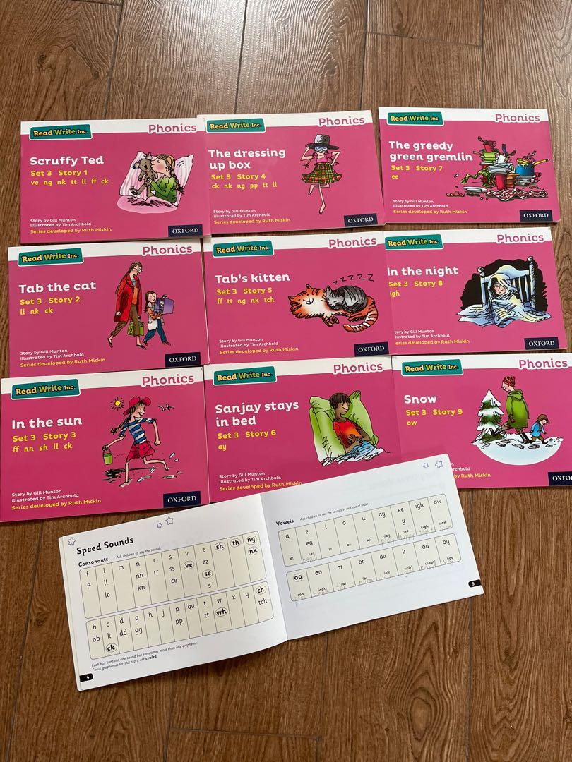 Oxford Read Write Inc Pink, 興趣及遊戲, 書本 & 文具, 小說 & 故事書 Carousell
