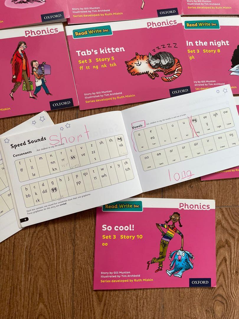 Oxford Read Write Inc Pink, 興趣及遊戲, 書本 & 文具, 小說 & 故事書 Carousell