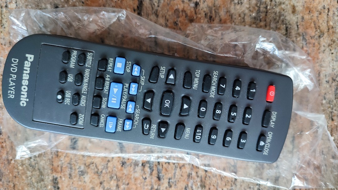 Panasonic dvd remote remote control, TV & Home Appliances, Electrical