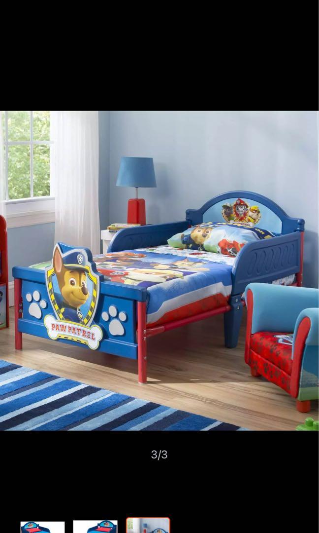 Paw Patrol Bed Set with Mattress and 2 x bedsheets Furniture
