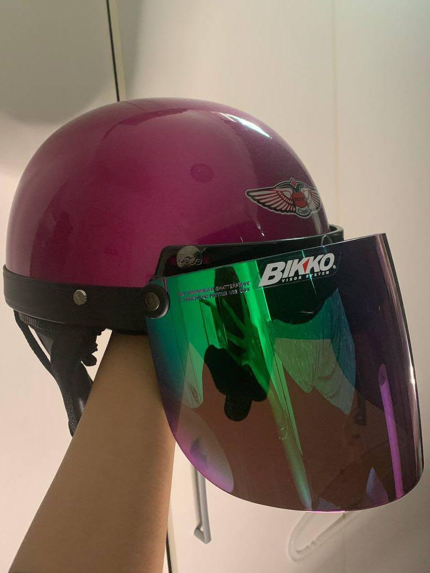 Pink Jipang Helmet Motorcycles Motorcycle Accessories on Carousell