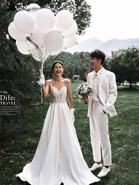 White gown marriage clearance