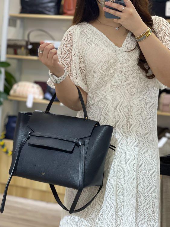 Pre-order Celine Belt Bag Mini Size in Black Old Logo, Luxury, Bags &  Wallets on Carousell