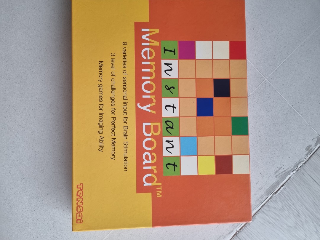 Shichida tensai memory board flash card, Hobbies & Toys, Books