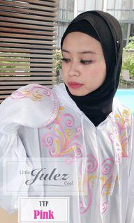 Telekung Travel Collection - Putri (TTP Pink) Cooling Rayon Material