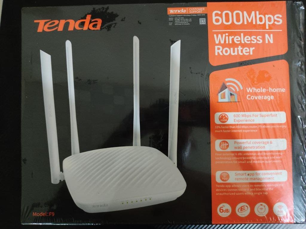 Tenda F9 High Speed Wireless N Router, Tech, Parts & Accessories, Other Accessories on Carousell