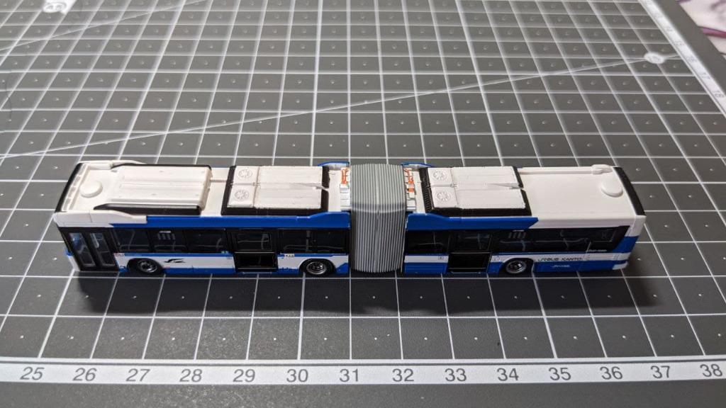 Minicar 1/64 TLV-23c Hino RB10 Type Keio Electric Bus (Red x Cream