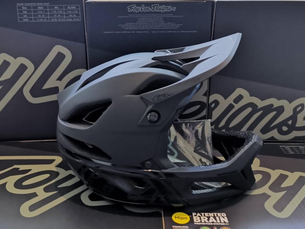 Troy Lee Designs Stage MIPS MTB Helmet Stealth Midnight Two Sizes