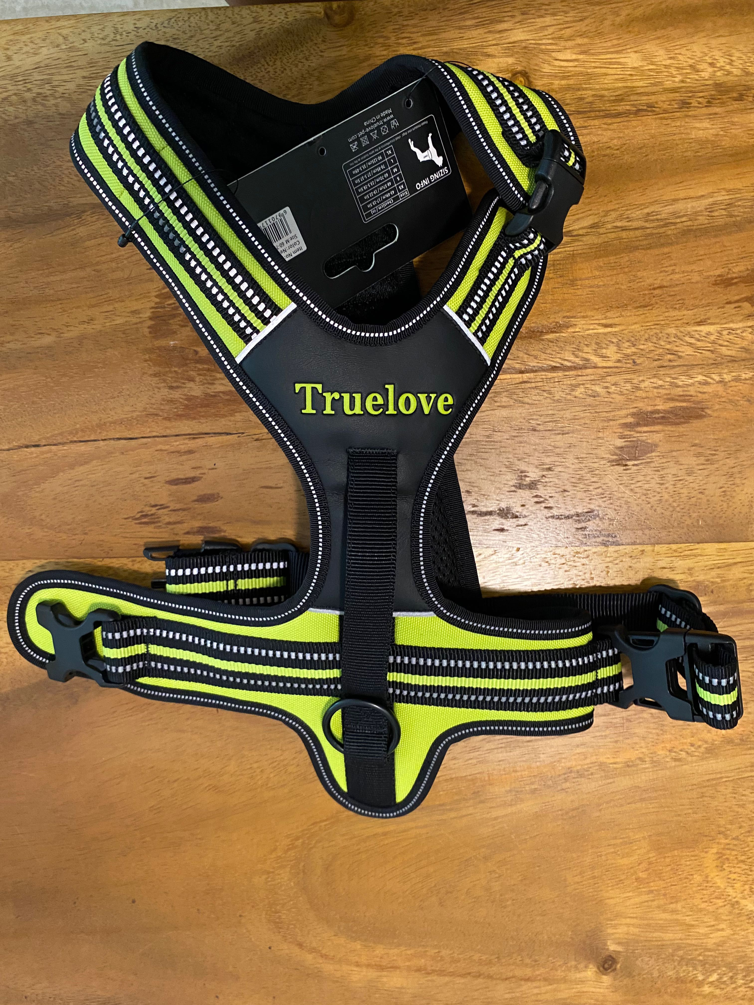 true love harness sizing