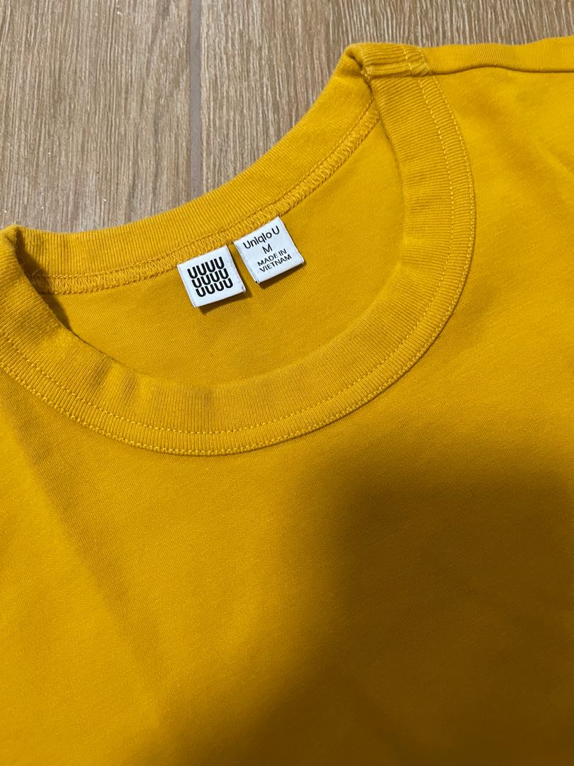 uniqlo yellow shirt