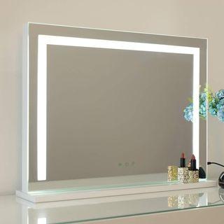 marieke mirror series 3 colour led gold vanity mirror furniture home living home decor mirrors on carousell