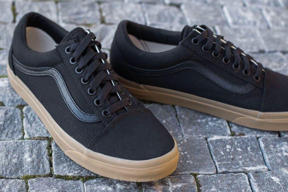 Vans old skool canvas gum outlet