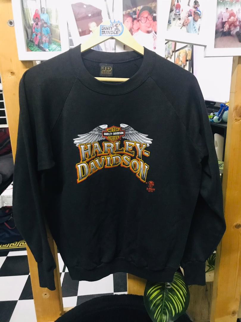 Harley davidson top sweatshirt vintage
