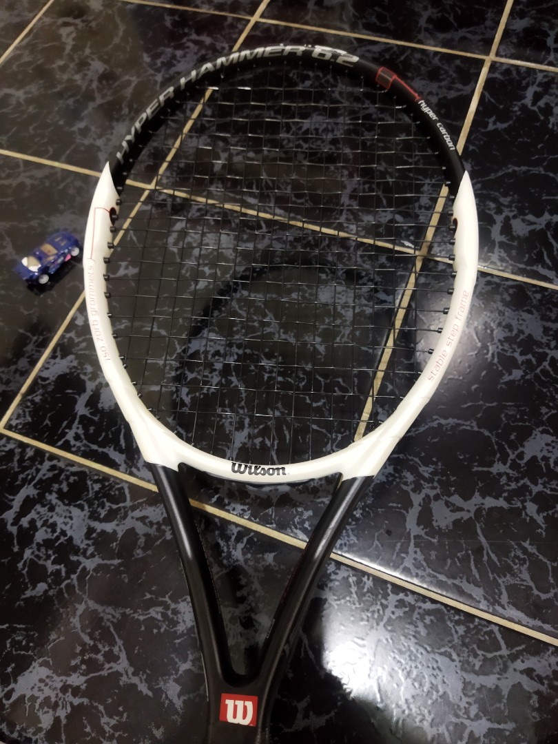 wilson hyper hammer 6.2 carbon, Sports Equipment, & Games, Racket and Ball Sports on Carousell