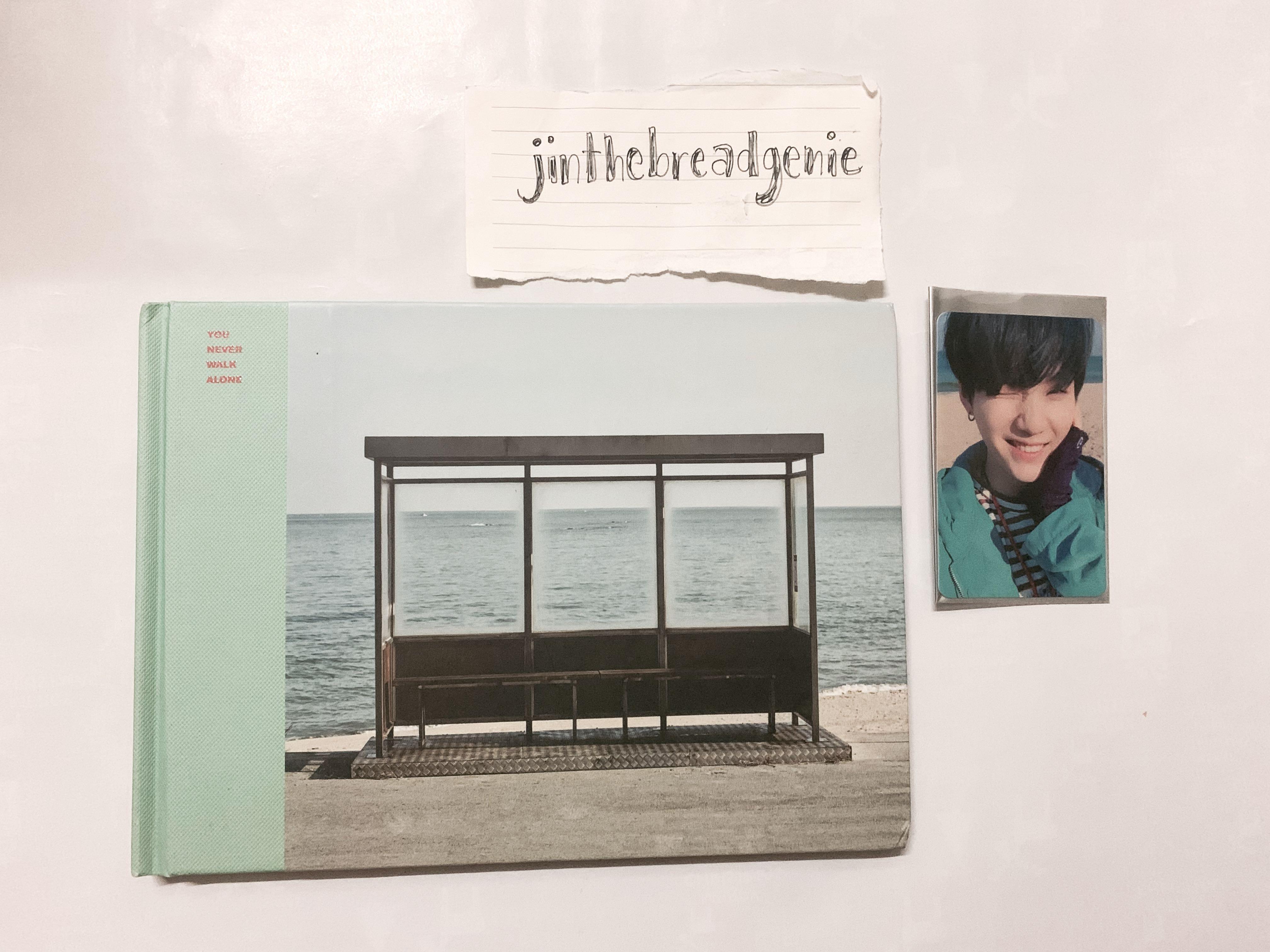 Wts Bts You Never Walk Alone Ynwa Left With Suga Photocard K Wave On Carousell