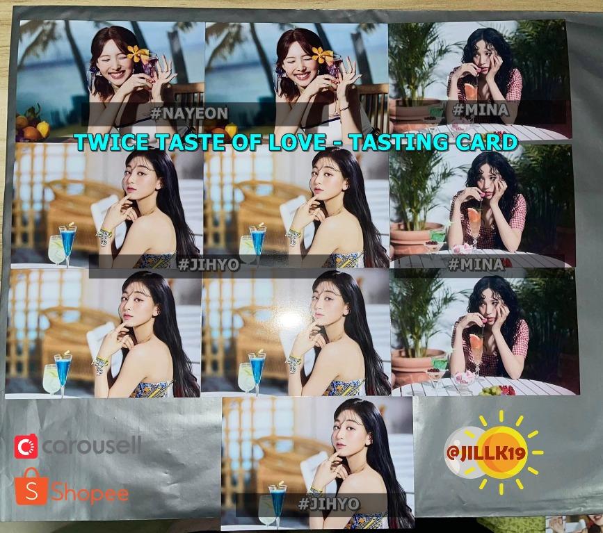 TWICE taste of love トレカ alcoholfree WTS] TWICE TASTE OF LOVE TASTING CARDS {ALCOHOL FREE}, Hobbies