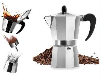 ZULAY Espresso Maker Classic Italian Style 3 Cup Coffee Maker Moka Pot      Stovetop Café 