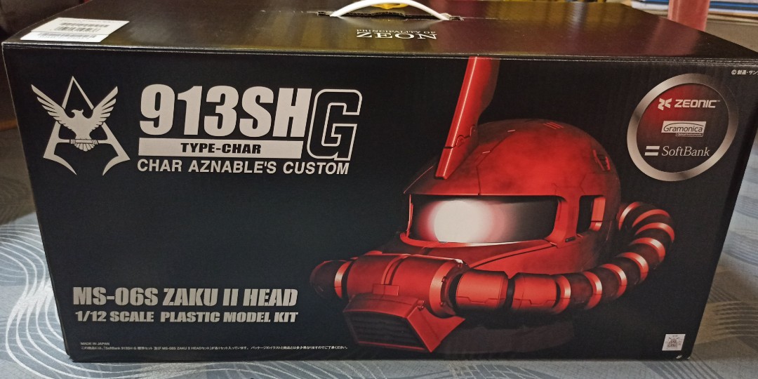 1 12 Scale Zaku Ii Head Toys Games Action Figures Collectibles On Carousell