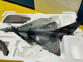 1/48 殲十金屬戰機模型。超大。多功能可玩媲美Tamiya Hasegawa塑膠模型