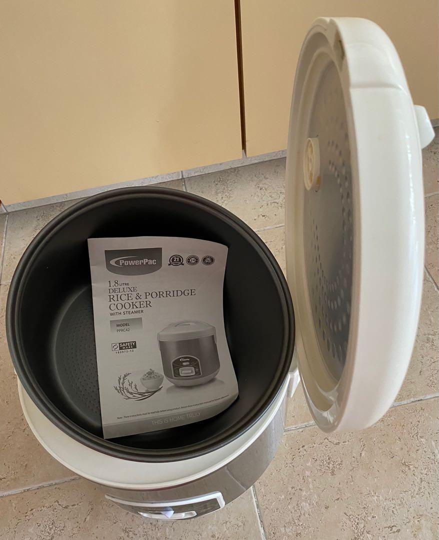 1.8L Powerpac Rice and Porridge Cooker, TV & Home Appliances, Kitchen