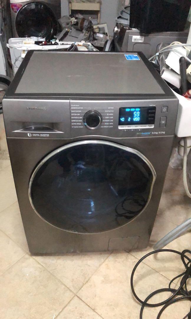 9 6kg Washing Machine Cum Dryer 2 In 1 Tv Home Appliances Washing Machines And Dryers On Carousell