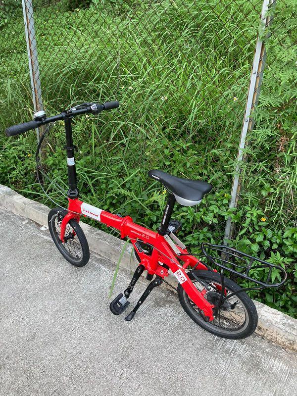 二手單車紅色只限大埔太和交收 運動產品 單車及配件 單車 Carousell