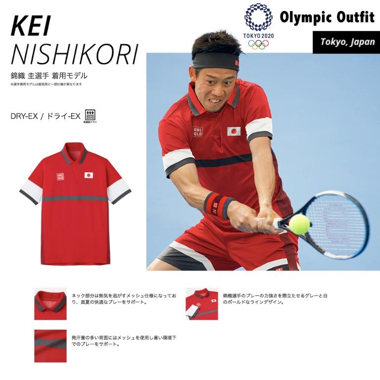 東京2020 オリンピック 錦織圭着用モデル テニスウェア