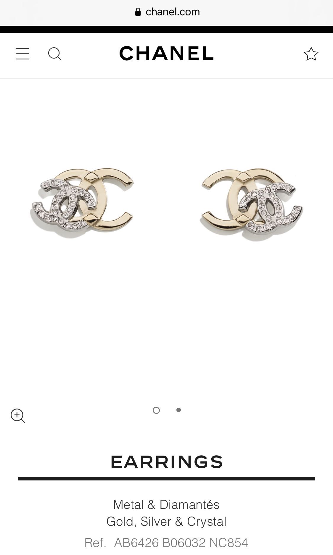 Chanel Double C Earrings, Women's Fashion, Jewelry & Organisers, Earrings on